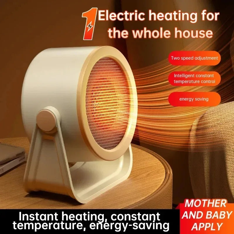New Energy-efficient Warm Air Blower Portable Desktop Hot Air Blower Mini Fan Stove Warm Heater Low Noise Energy Saving Heater