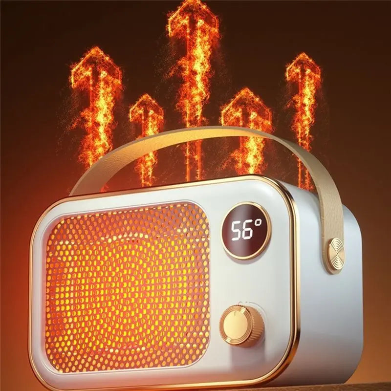 AEE4-Fan Heater Small Desktop Heater Household Small Sun Fan Heater Electric Heater